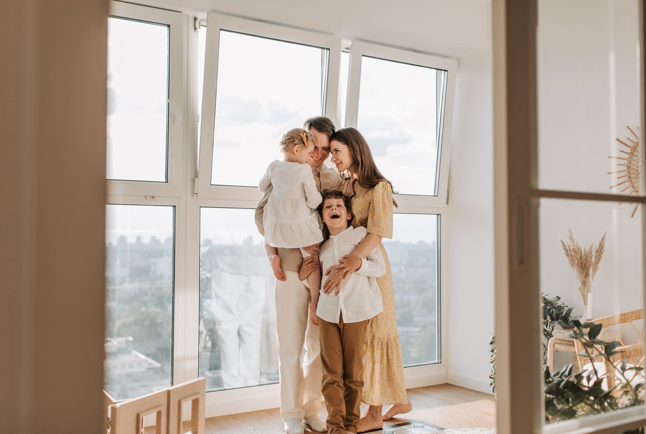 A happy North Florida family at home — Waterboy is family-owned and local