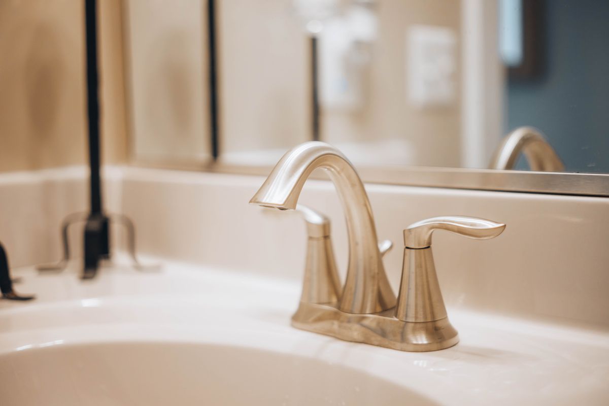 Modern faucet delivering clean, treated water in a North Florida home